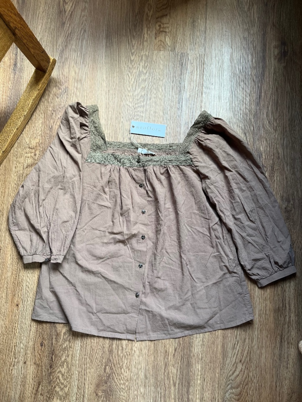 Neuflora Byron Bay Blouse - Brown